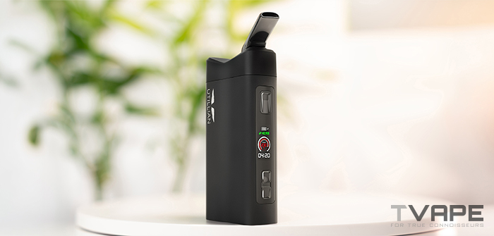 Utillian 850 Hybrid-Vaporizer in schwarz mit Farb-LCD