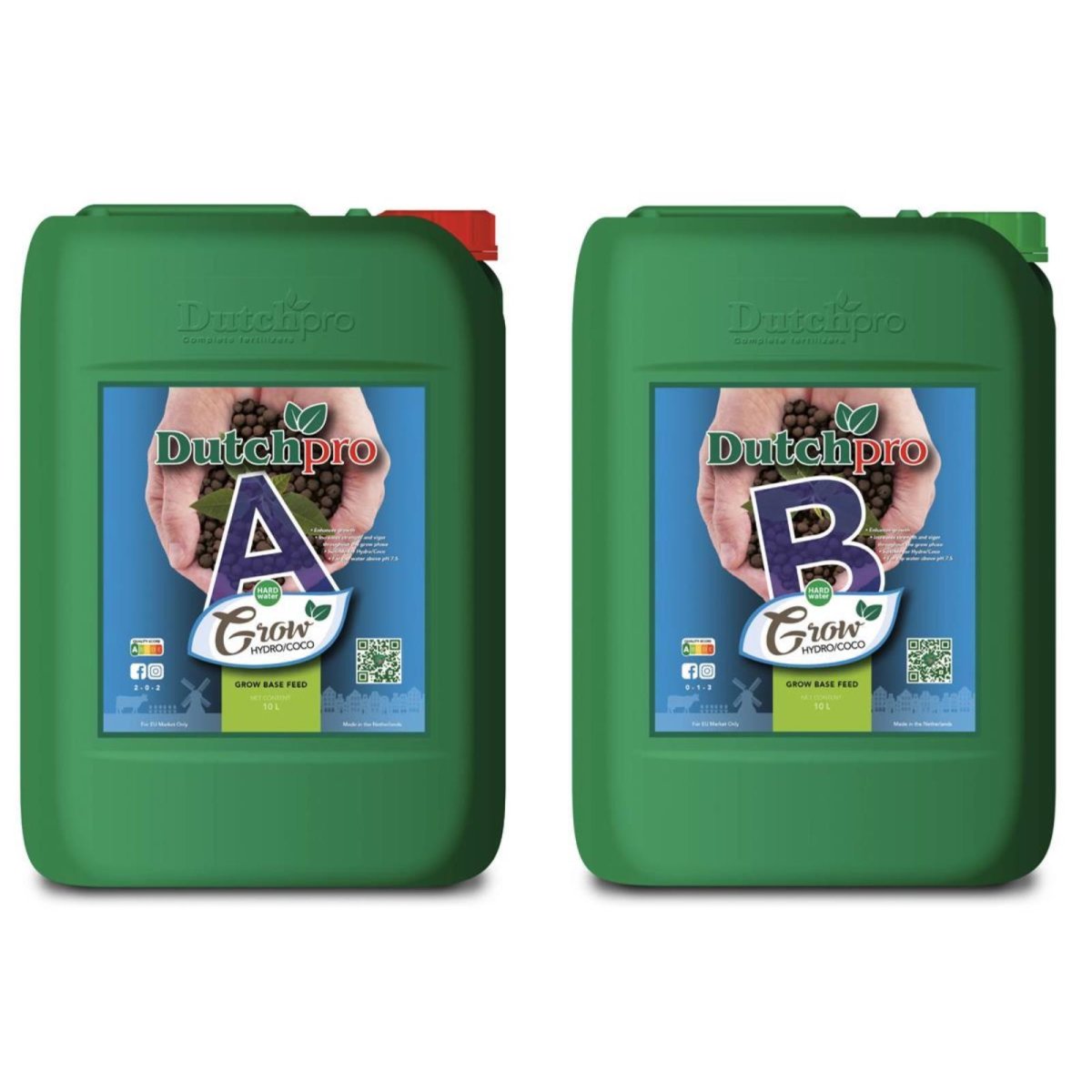 Dutchpro Grow A+B Hydro/Coco weiches Wasser je 10 Liter
