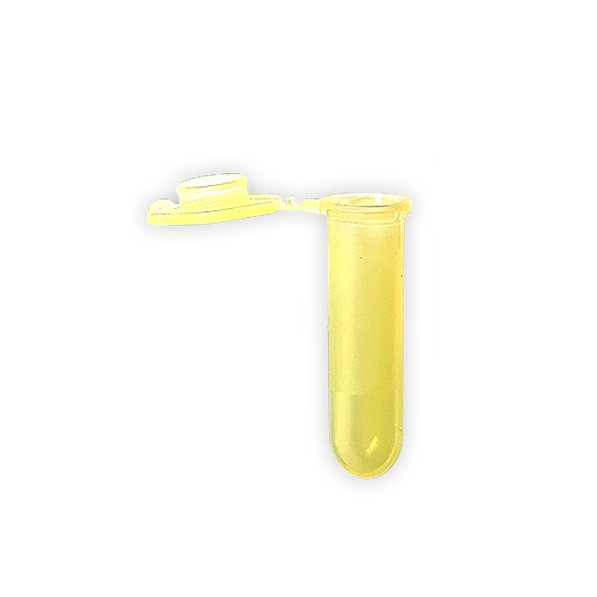 100 x Kapseln 2ml farbige Kapseln – dicke Qualität – Reaktionsgefäße Gelb