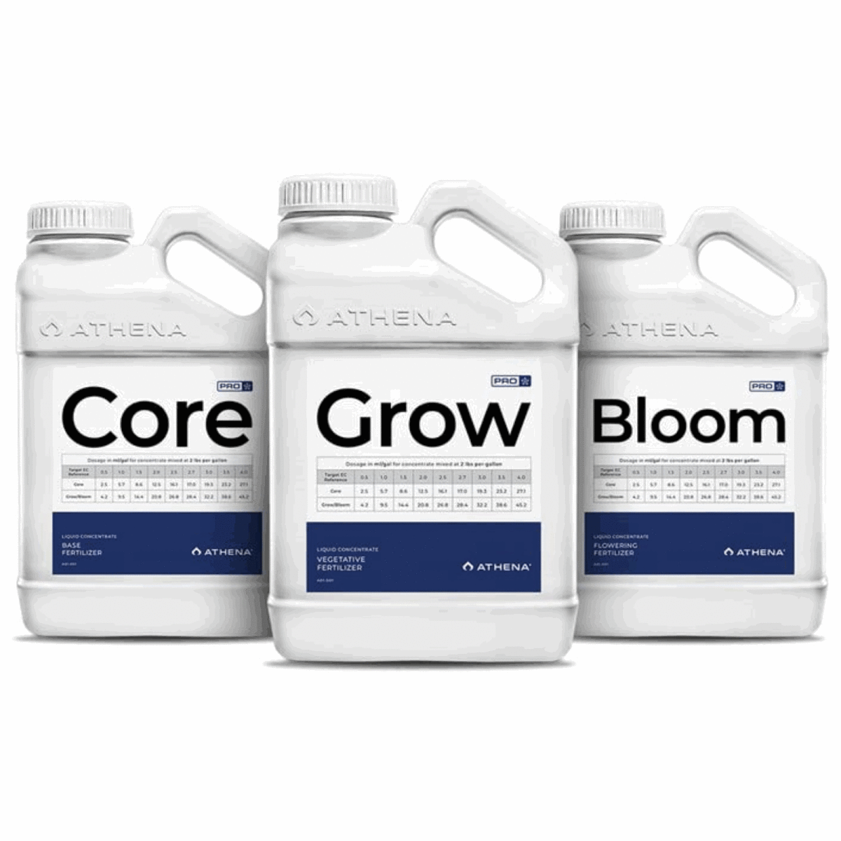 Athena Pro Line Pro Mix Kit - Lösliche Düngemittel 3x 0,9kg