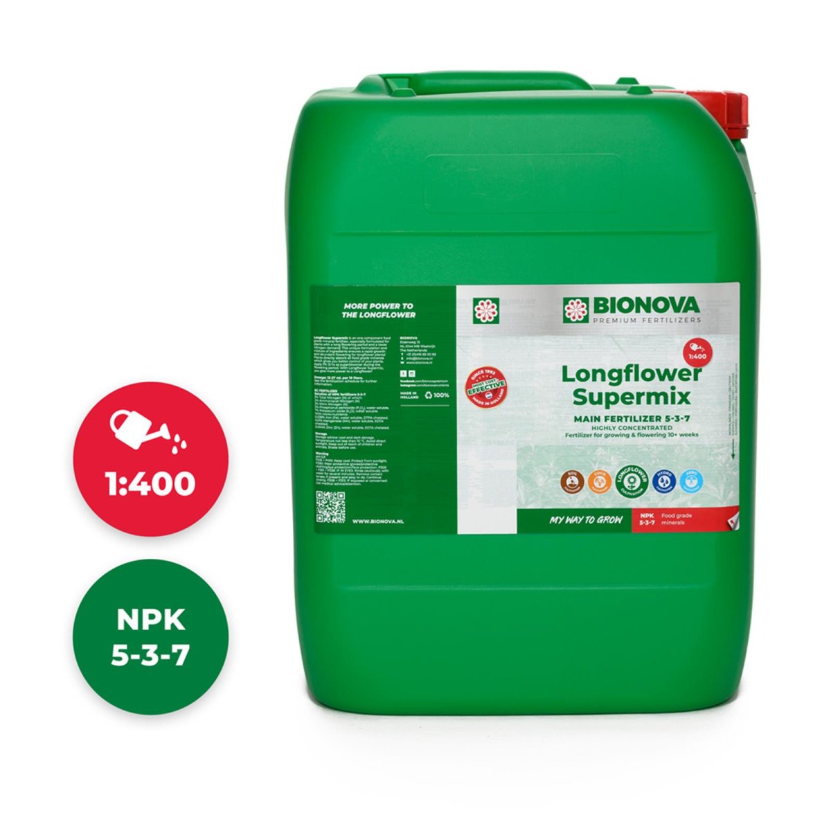 Bionova Longflower Supermix 20 Liter