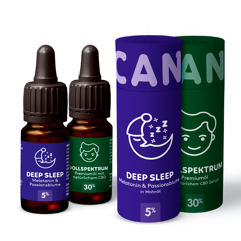 1+1 CBD Öl 30% + CBD Schlaföl 5%