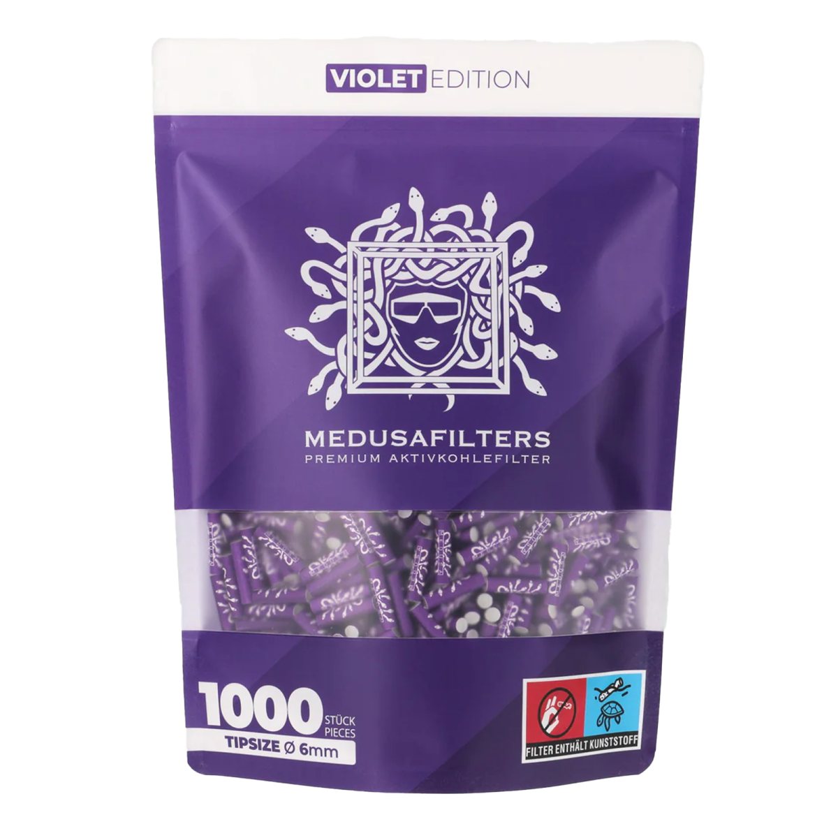 Medusa Violett Aktivkohlefilter 1000 Stk