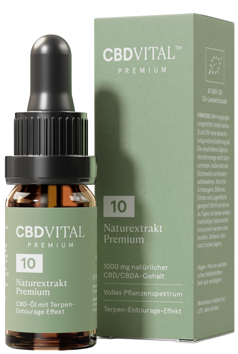 CBD Naturextrakt PREMIUM Öl 10%