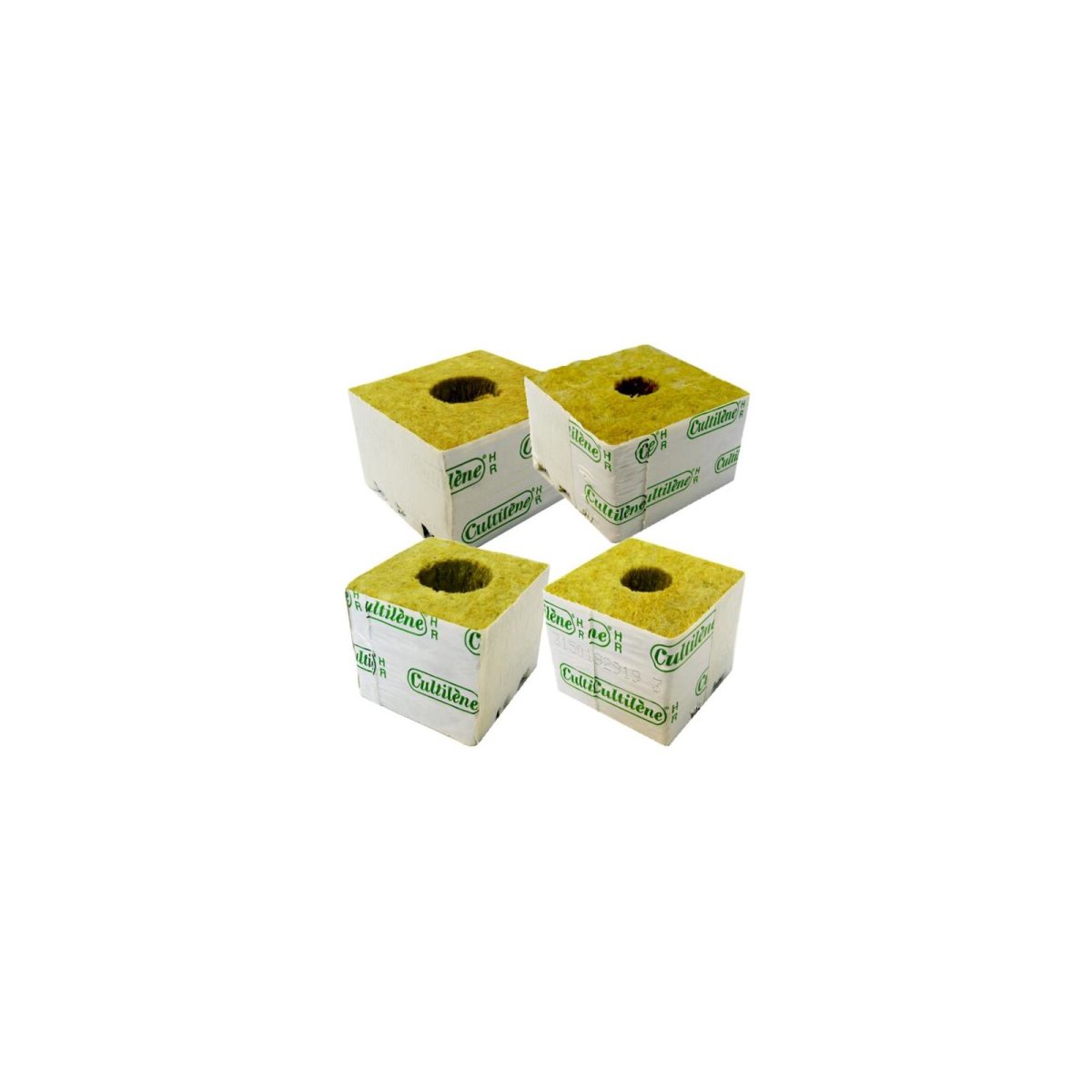Cultilene - Cultiwool Kulturblock 75 x 75 mm kleines Loch