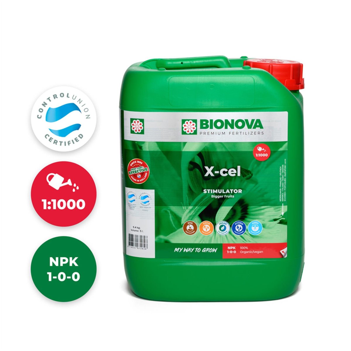 Bionova X-ceL 5 Liter