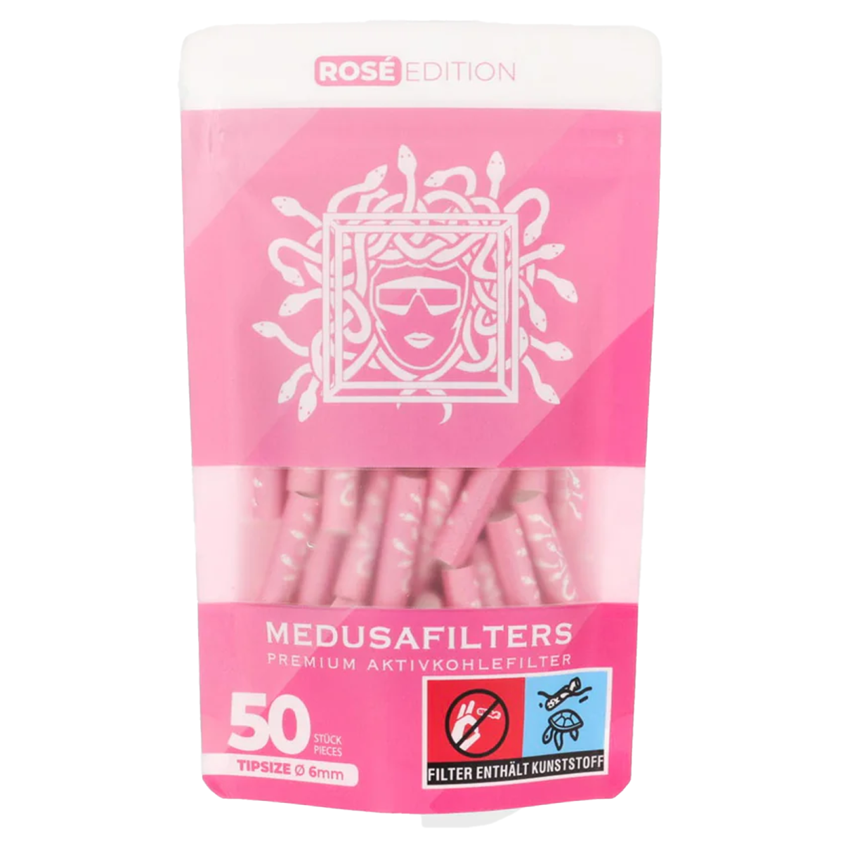 Medusa Rose Aktivkohlefilter 50 Stk