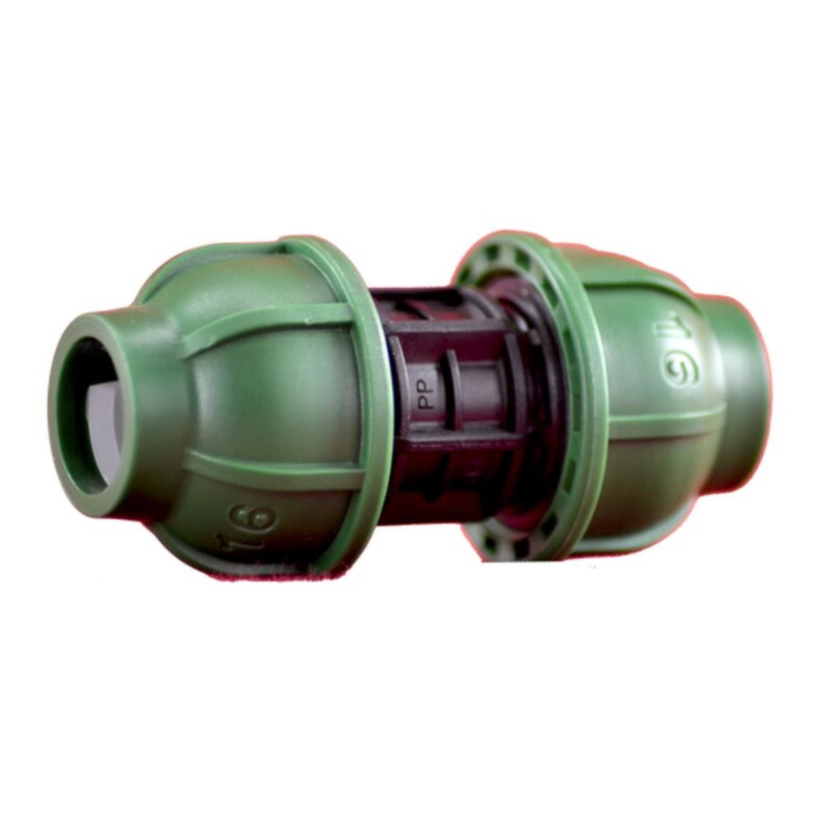 PE Kupplung 20 mm - 20 mm Schraube