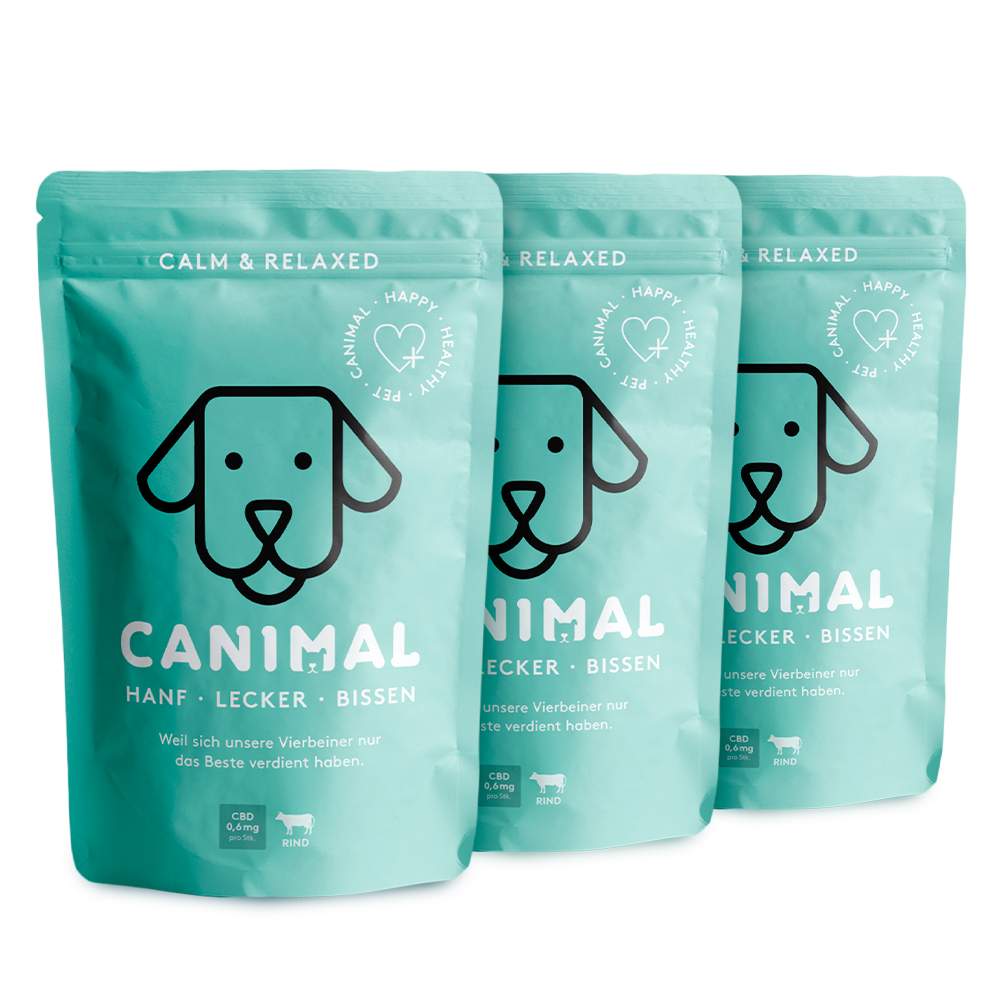 3x CBD Leckerbissen Hund