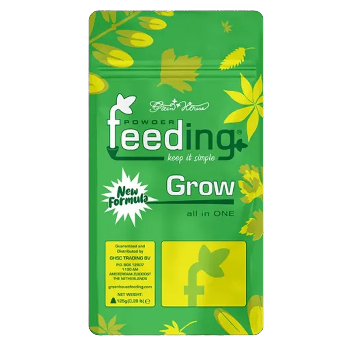 Green House Powder Feeding Grow 125 g I Neue Formel