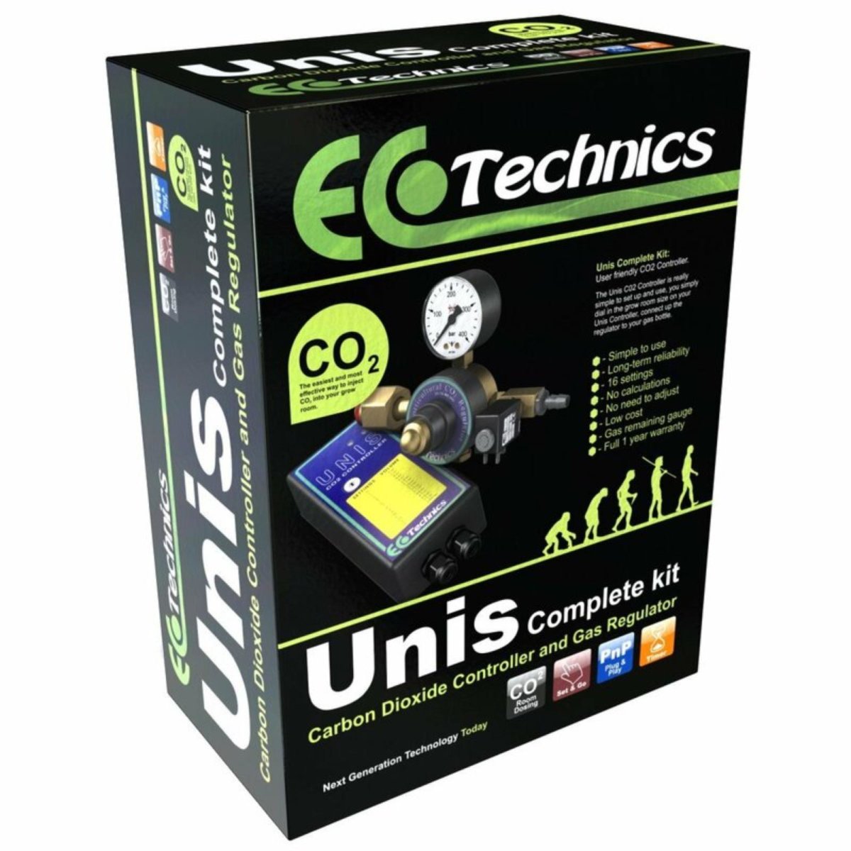 Ecotechnics Evolution CO2 Unis Klimacontroller Kit