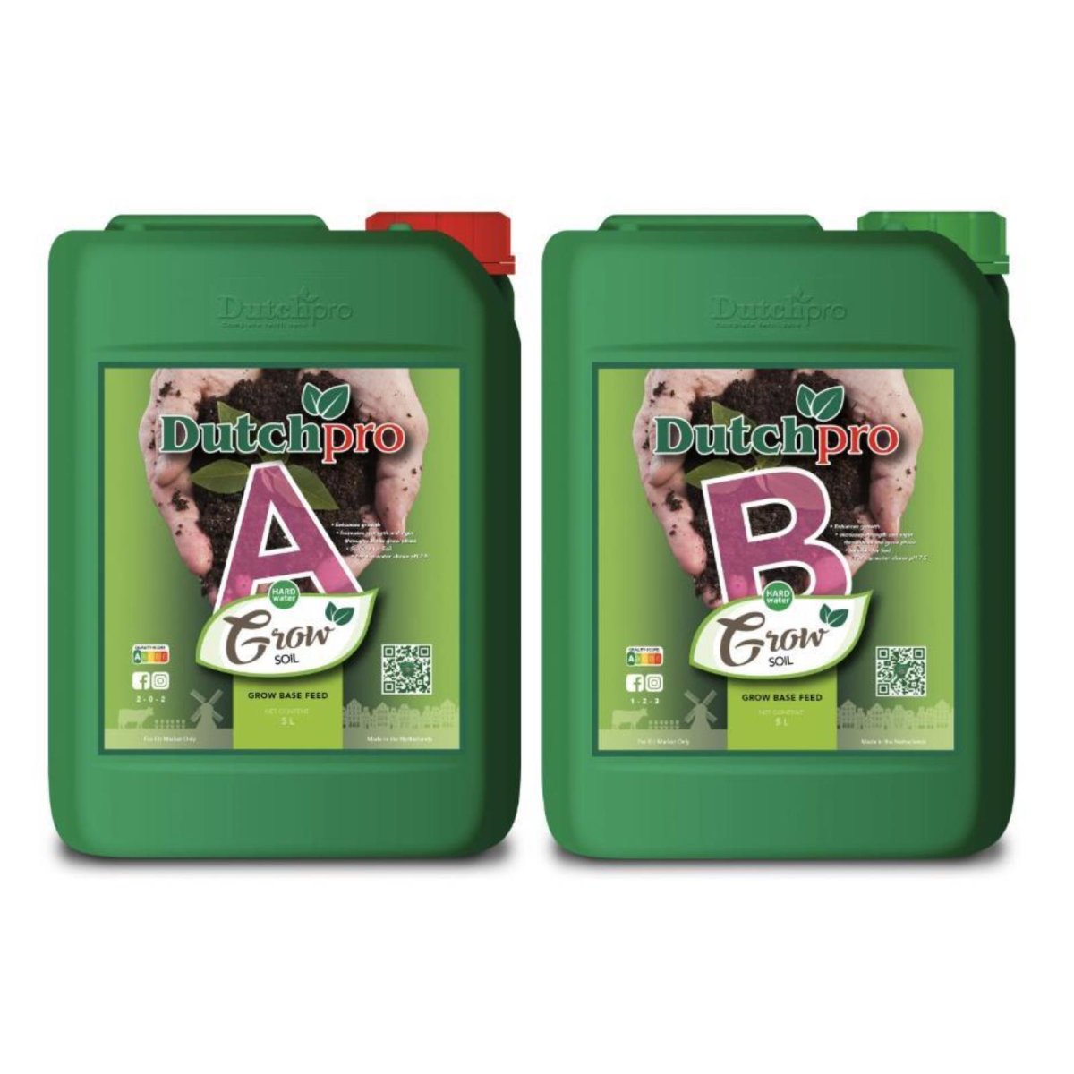 Dutchpro Grow A+B soil weiches Wasser je 5 Liter