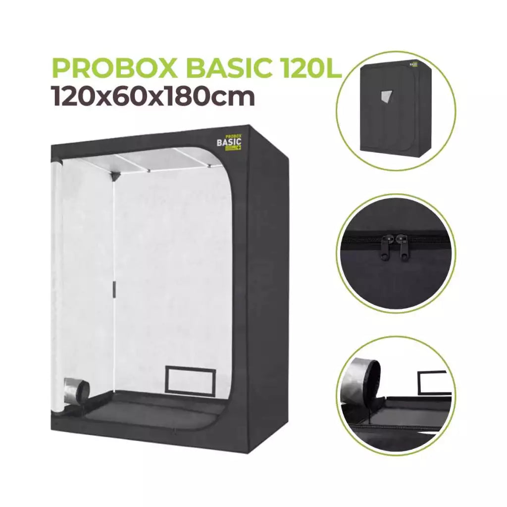 Growbox 120x60x180 cm | PROBOX BASIC 120L | Garden Highpro