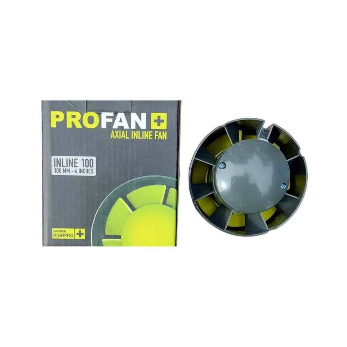 GHP Garden HighPro Inline Lüfter 100 mm 15W 106m3/h