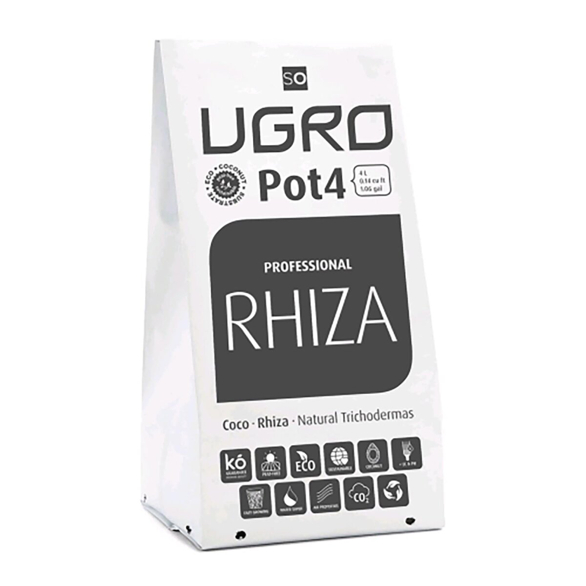 UGro Pot4 Professional Rhiza 4 L (500 g)