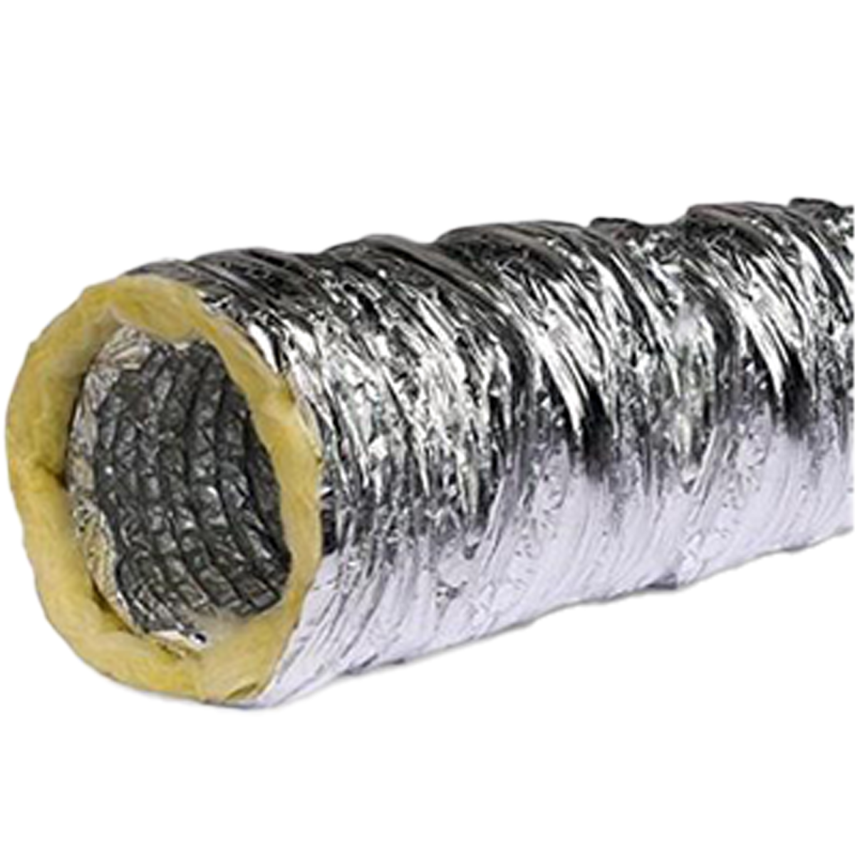 AIRONTEK – Schalldämmender Aluminium-Luftkanal – Ø 125 mm – 10 Meter