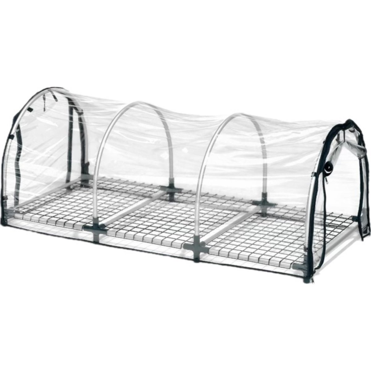 Mini-Gewächshaus JUMBO XXL mit Heizmatte, 60x130x50cm, Transparent