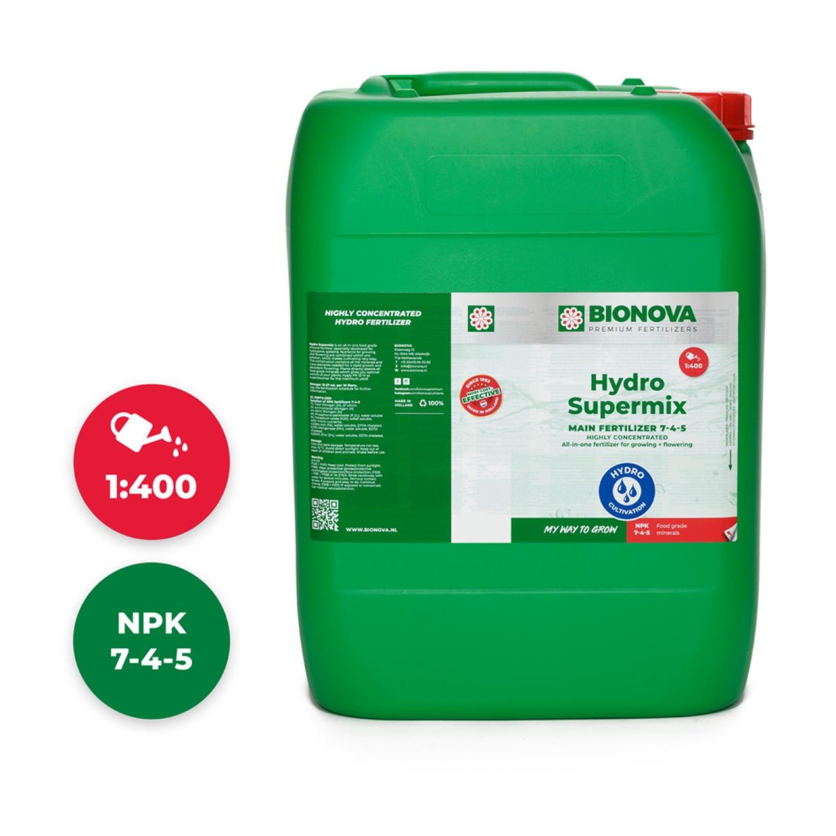 Bionova Hydro Supermix 20 Liter
