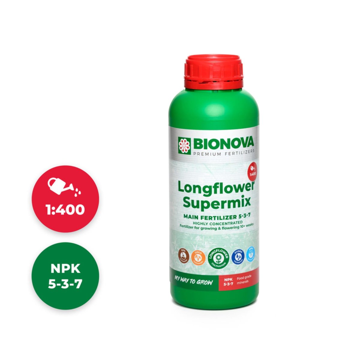 Bionova Longflower Supermix 1 Liter