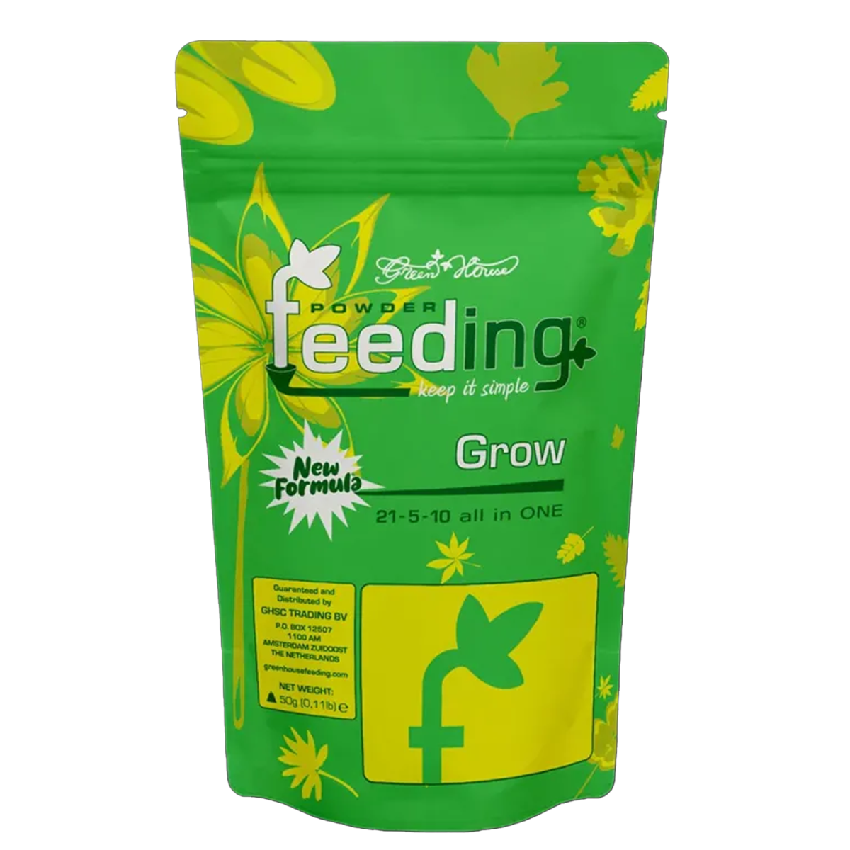 Green House Powder Feeding Grow 50 g - Neue Formel