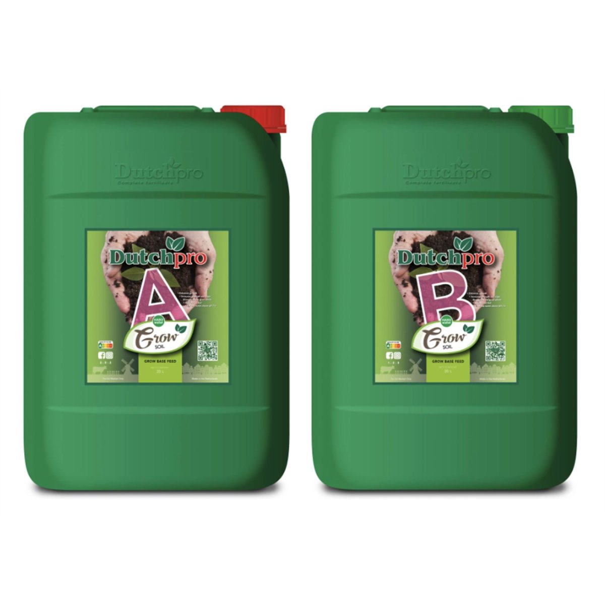 Dutchpro Grow A+B soil weiches Wasser je 20 Liter