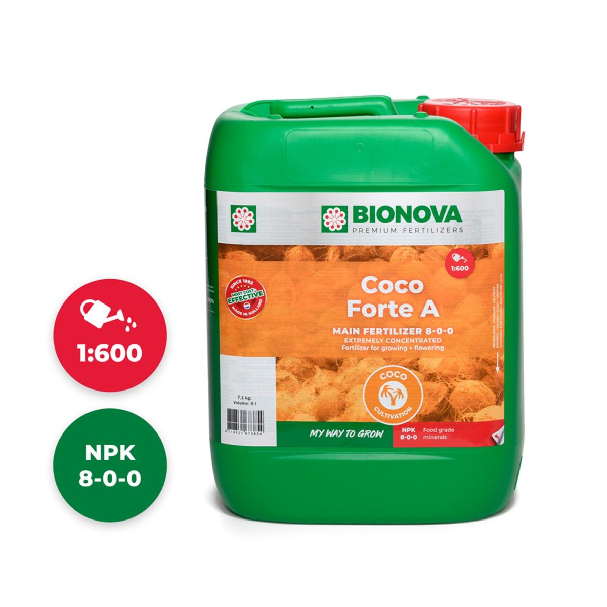 Bionova Coco Forte A+B je 5 Liter