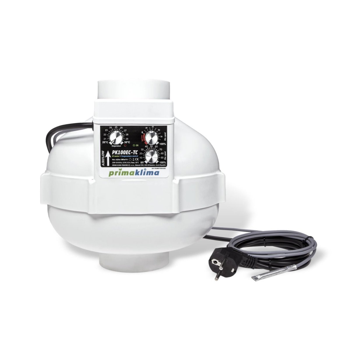 PrimaKlima PK100EC-TC Temperatur geregelt