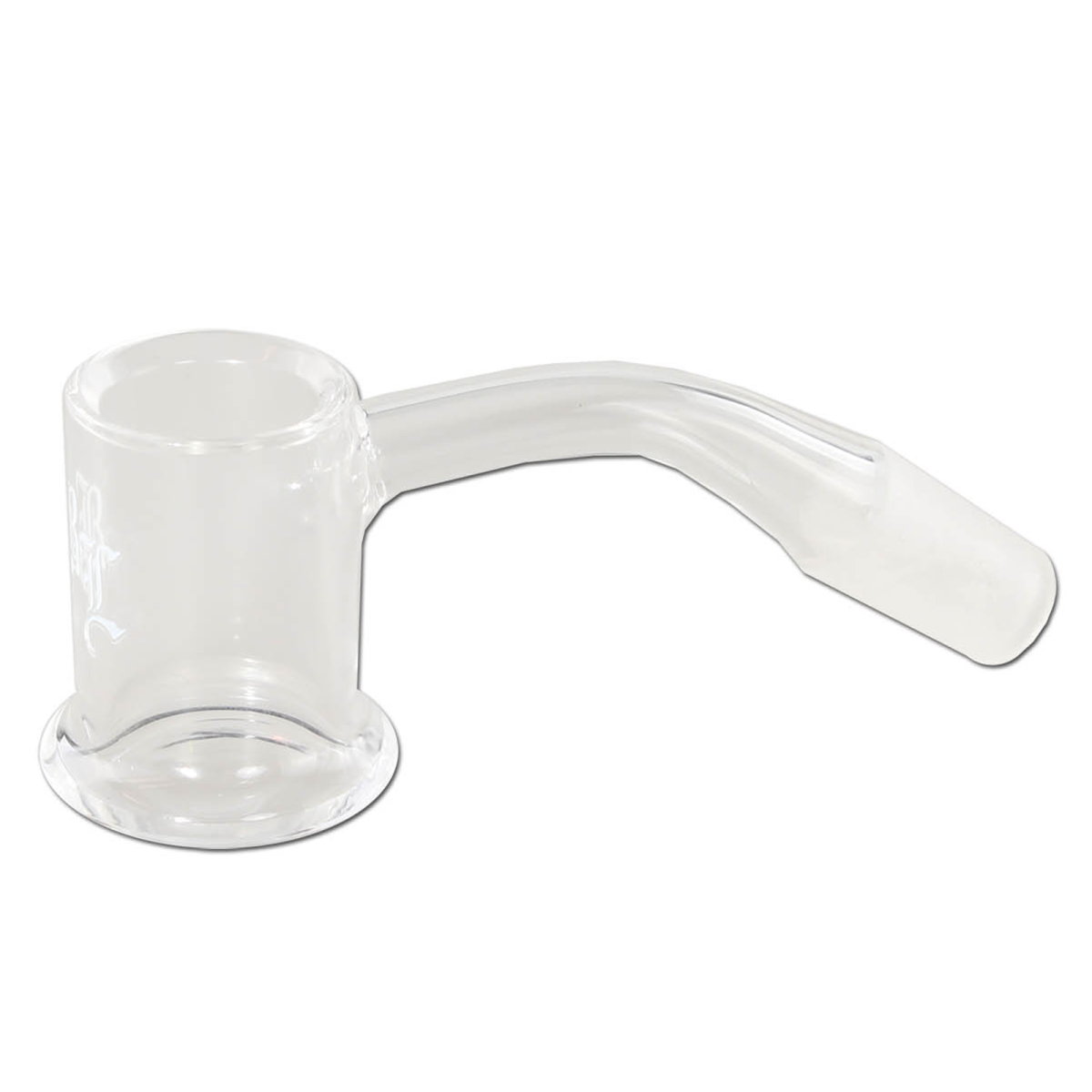 Black Leaf Flat Top Quarz Banger