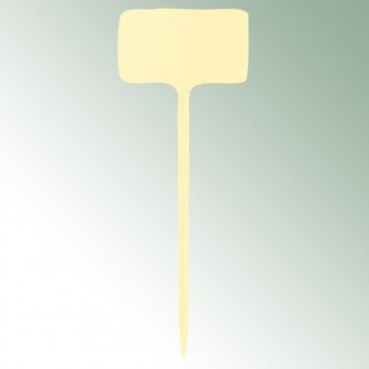 Standetiketten 13,5 cm 3x5x13,5cm creme