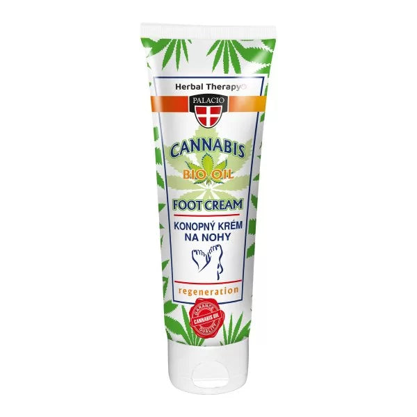 Palacio Cannabis Bio Öl Fußcreme regenerierend - 125ml Tube