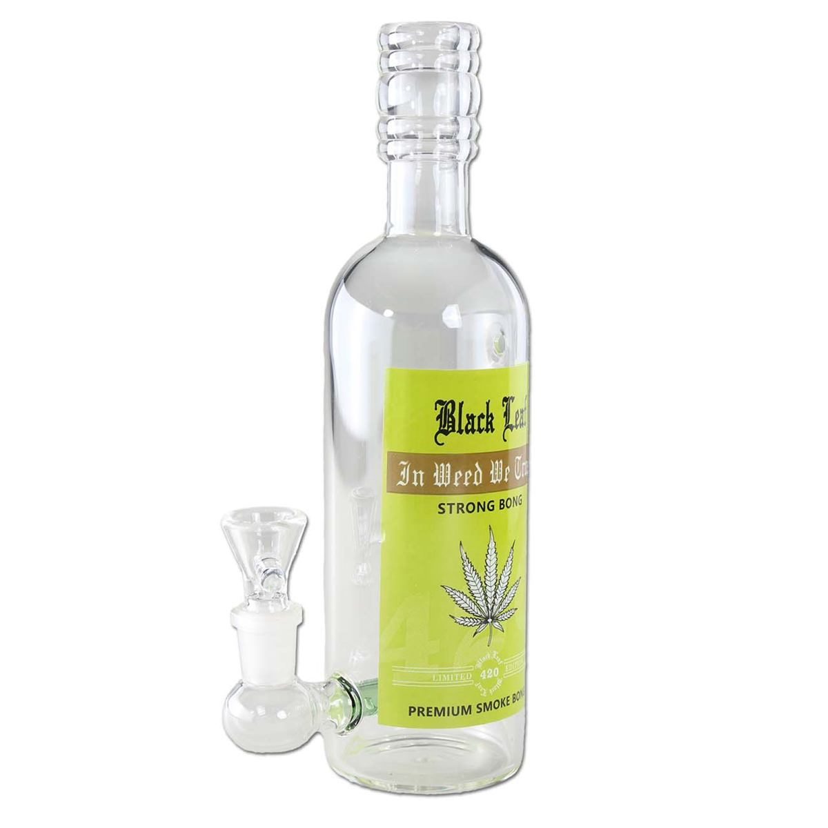 Black Leaf Flaschenbong BIER mit Diffusor
