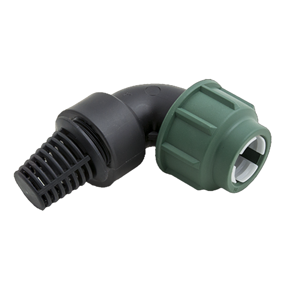 PE-Bogen mit Sieb 25 mm / Tankanschluss