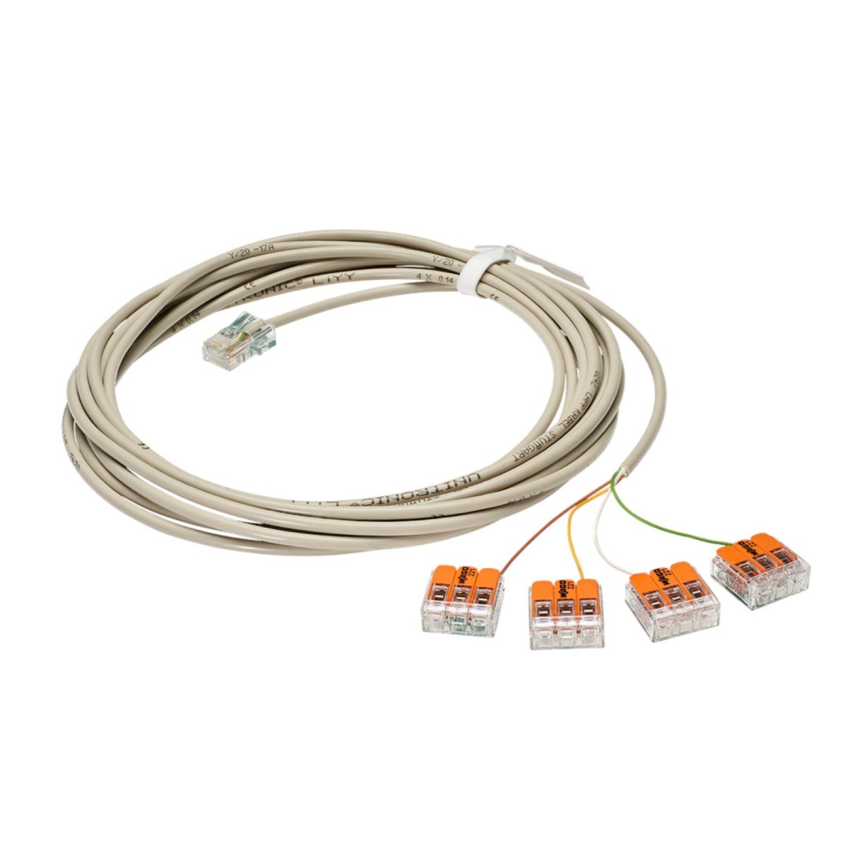 Growcontrol Zubehör – Kabel RJ45-offen 0-10V/DC Out/Out 5 5m