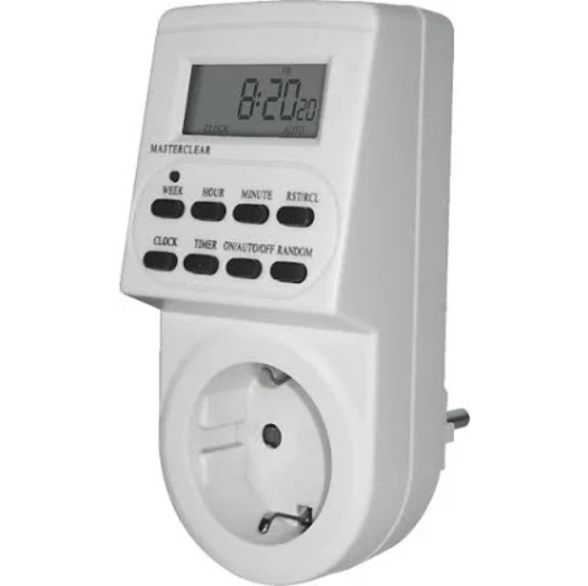 Digitale Wochenzeitschaltuhr 16A, 3600W