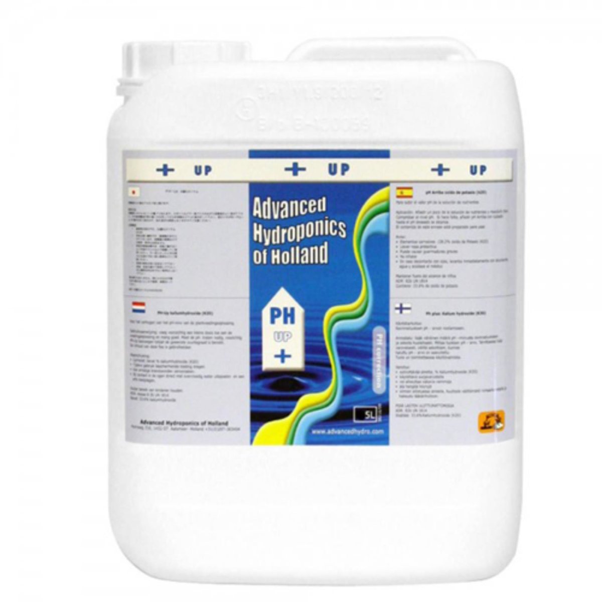 Advanced Hydroponics pH+ Up 5 Liter