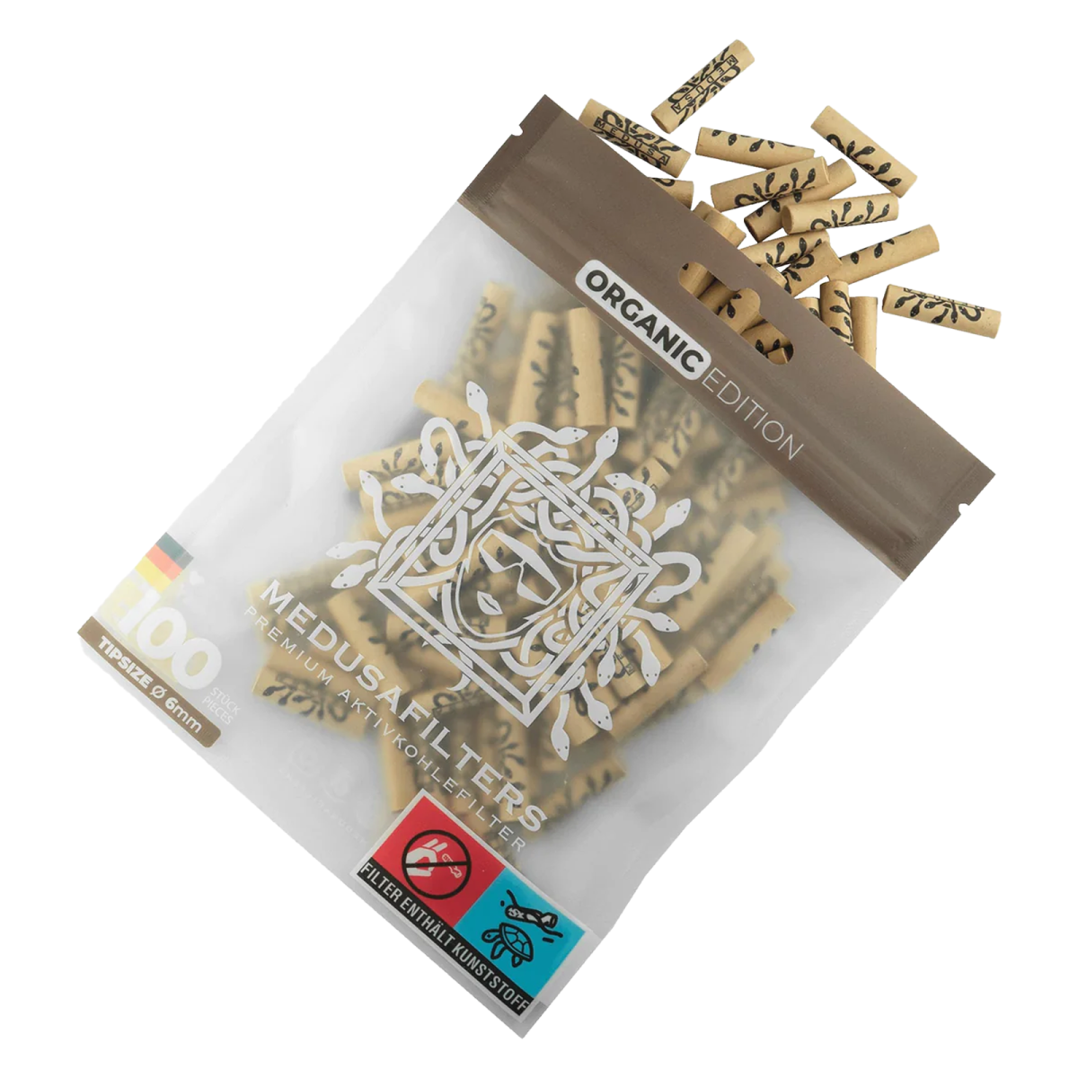 Medusa Organic Aktivkohlefilter 100 Stk