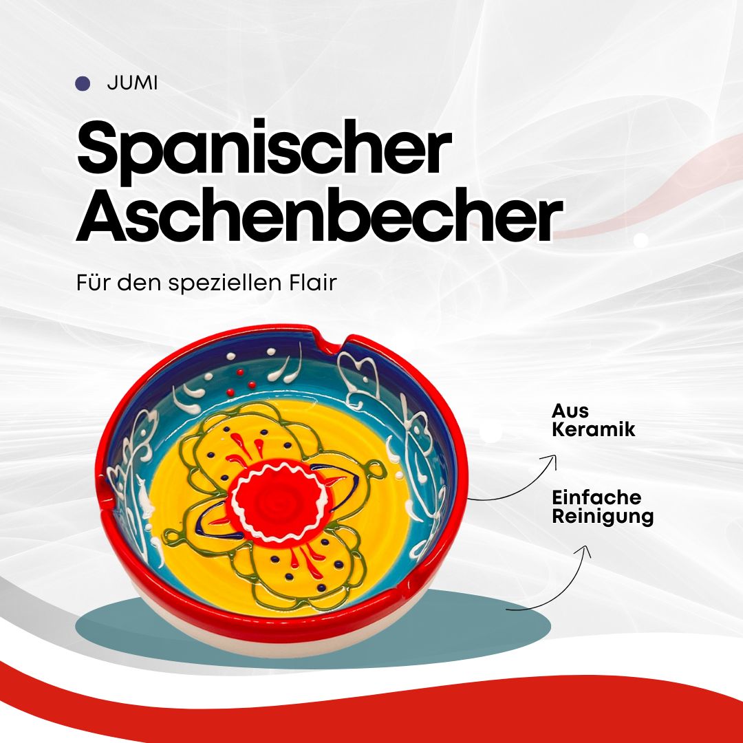 Aschenbecher - farbige Streifen