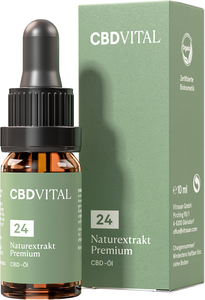 CBD Naturextrakt PREMIUM Öl 24%