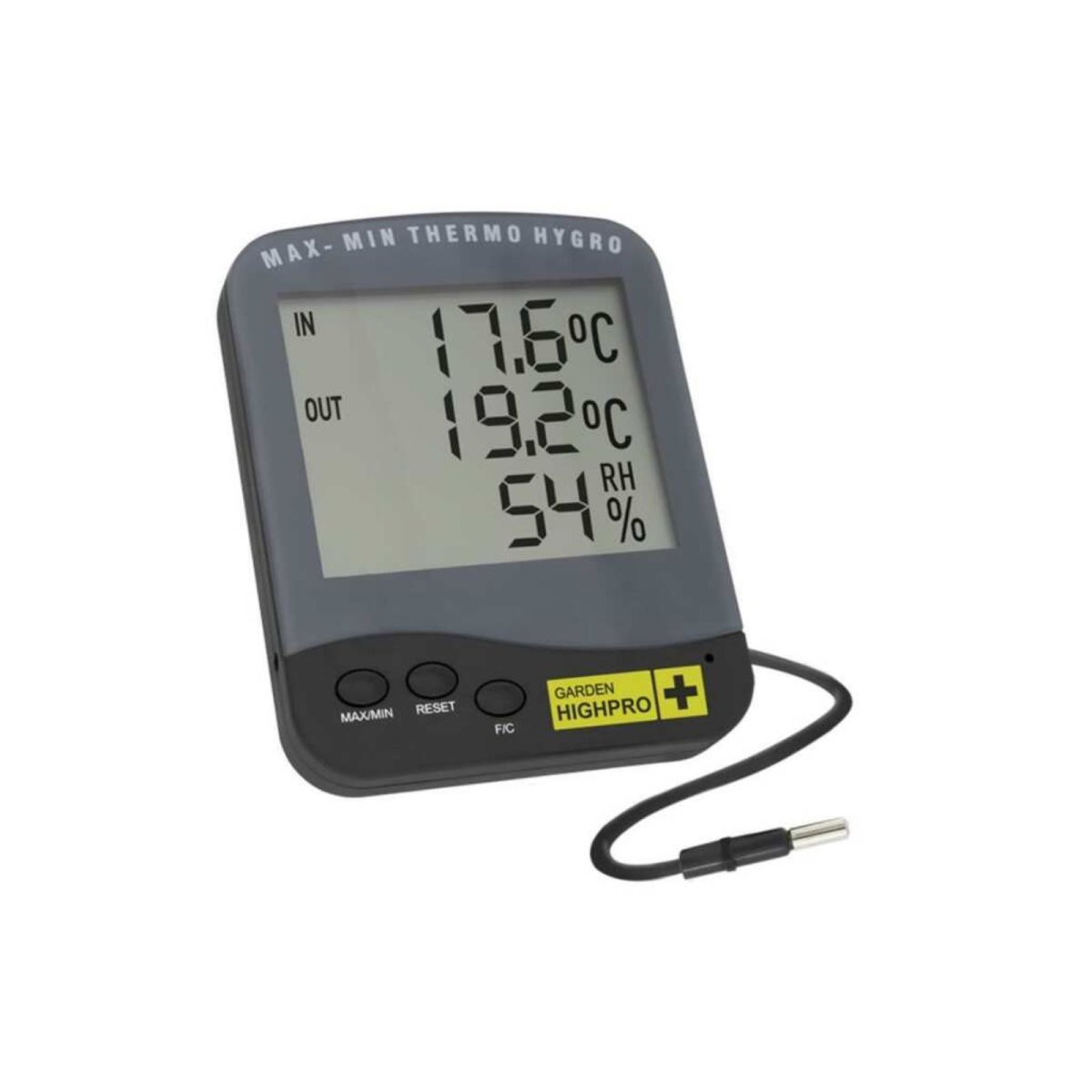 GHP Garden HighPro Thermo-Hygrometer digital Premium, 2 Messpunkte