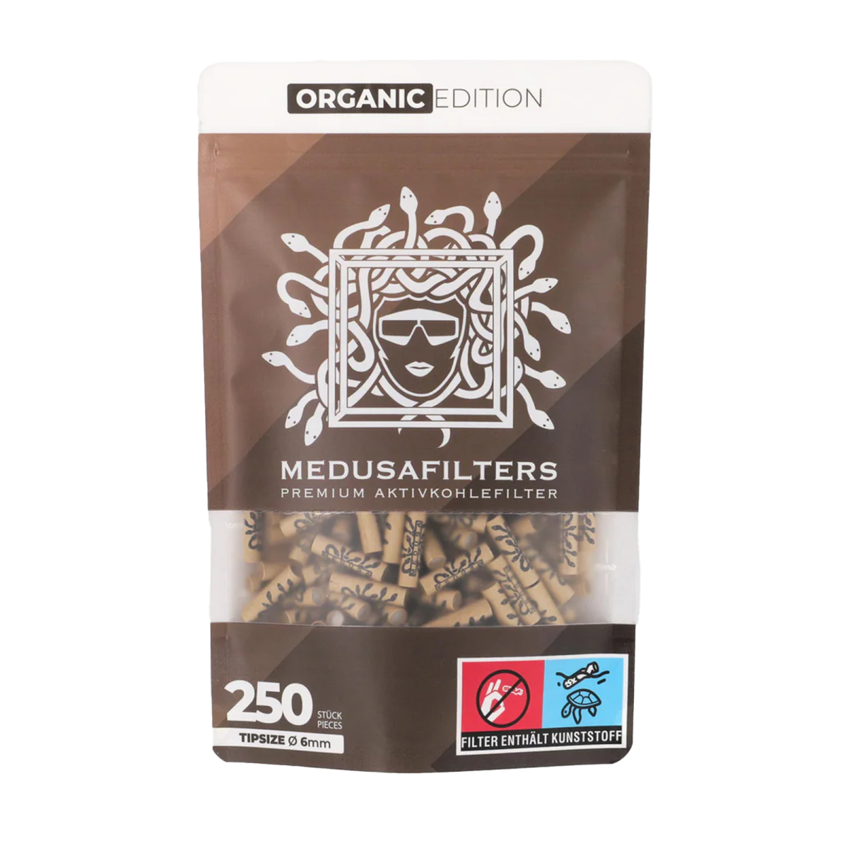 Medusa Organic Aktivkohlefilter 250 Stk