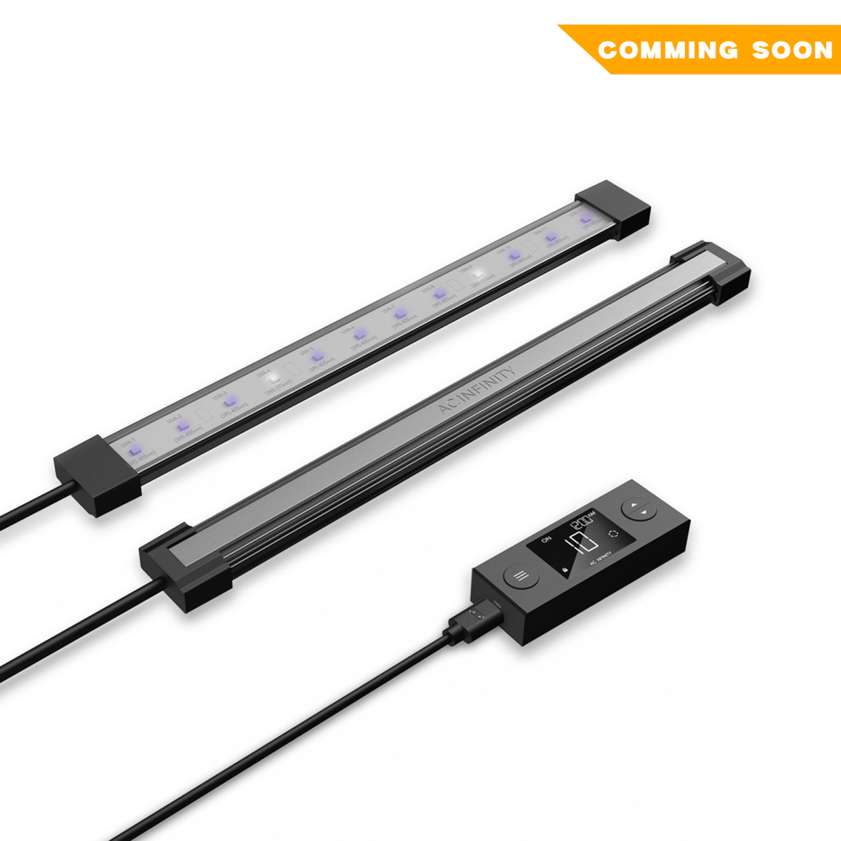 AC Infinity - IONBEAM U2 – UV-LED-Leisten-Kit (2 Stück, 27,9 cm)