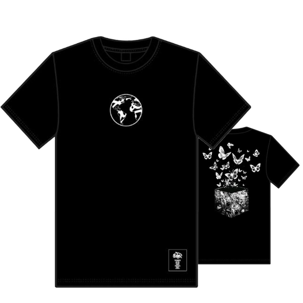 Doja - T-Shirt Butterfly - White