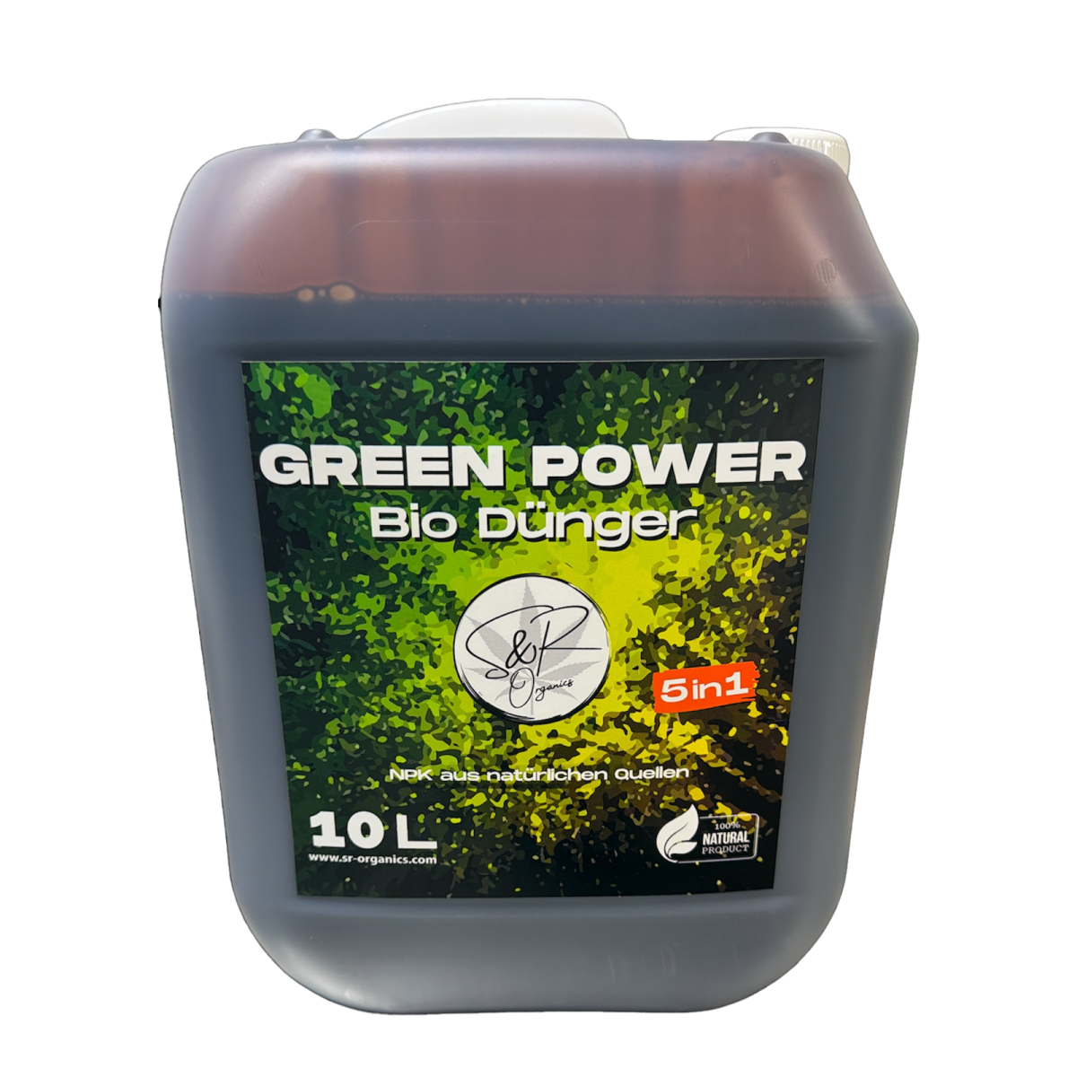 S&R Organics Green Power 5in1 Bio Dünger – 10 Liter