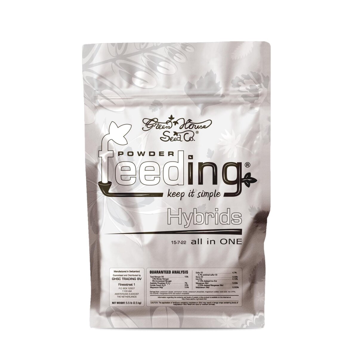 Green House Powder Feeding Hybrids 2,5 kg