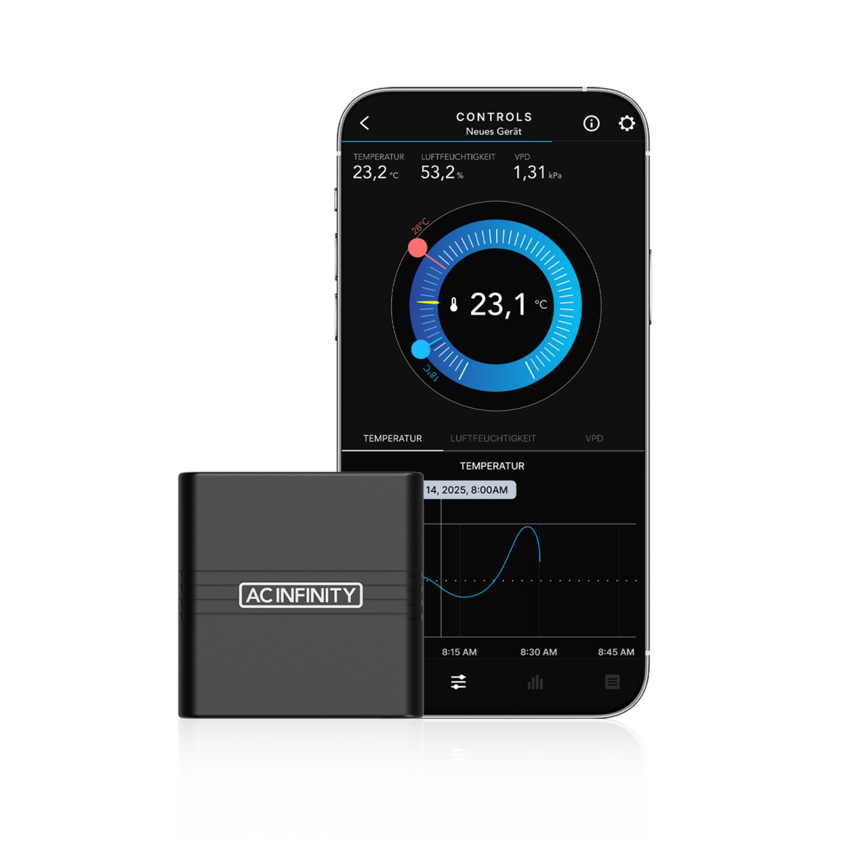 AC Infinity - CloudCom A2 Mini Smart Thermo-Hygrometer