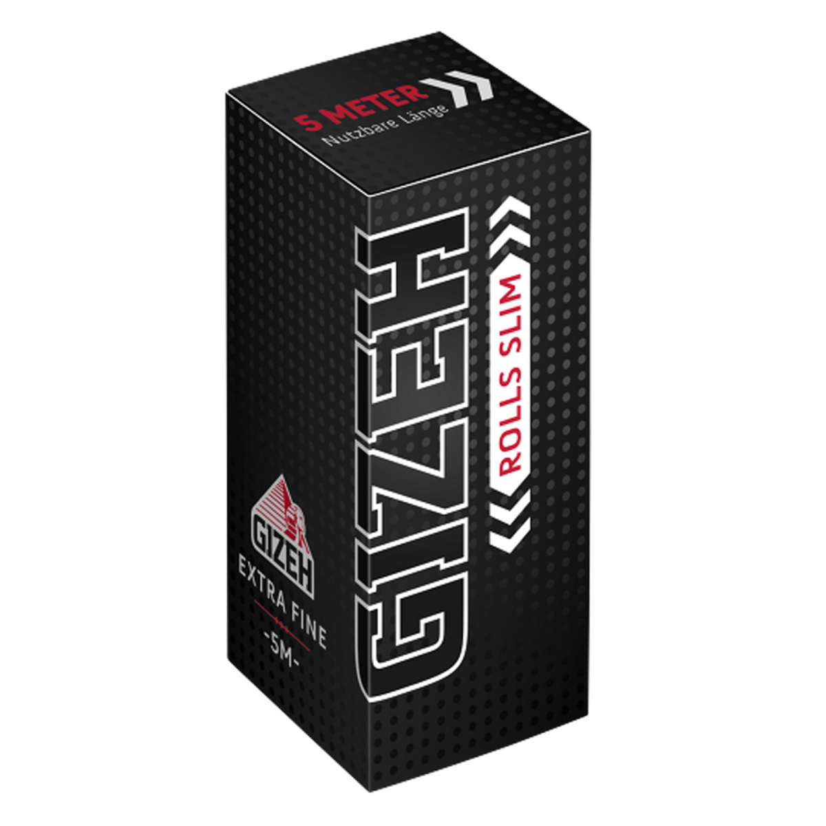 GIZEH BLACK Rolls Slim – 5 m Endlospapier (extra fein)