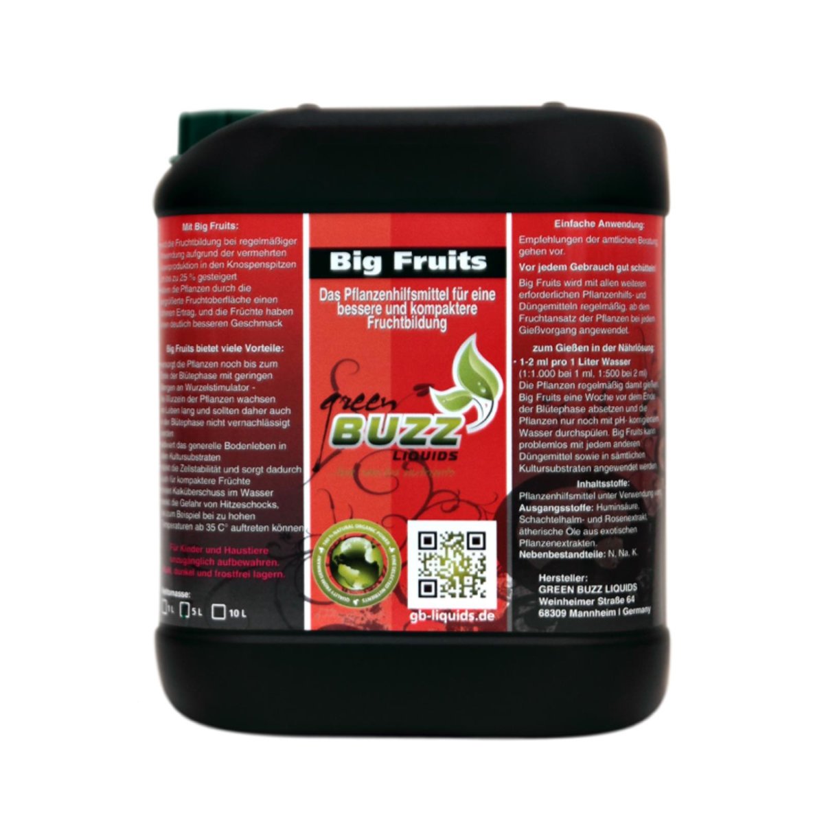 Green Buzz Liquids Big Fruits 5 Liter