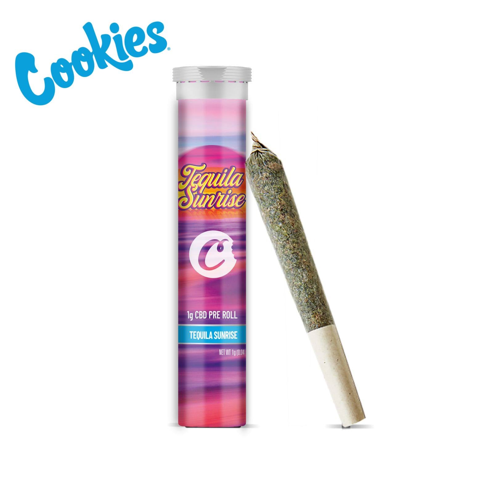 CBD Pre Rolled Joint Tequila Sunrise von Cookies® – 1g fertig gerollter Joint ohne Tabak & Nikotin