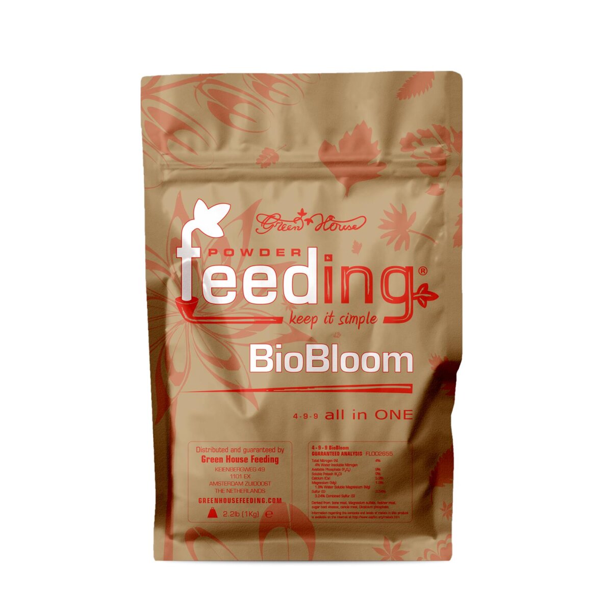 Green House Powder Feeding Bio Bloom 1 kg