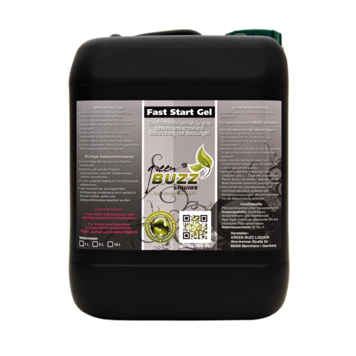 Green Buzz Liquids Fast Start Gel 10 Liter